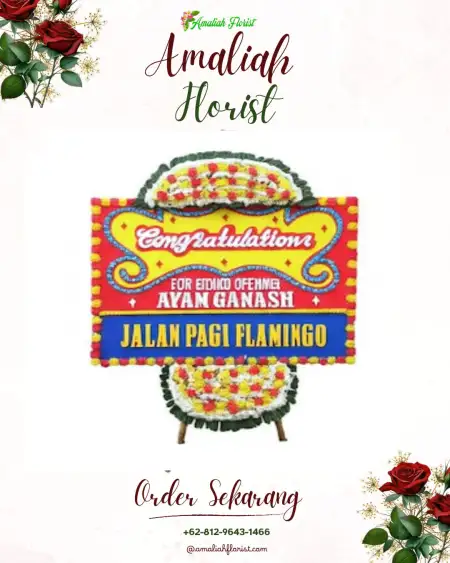 Sewa Papan Bunga Serua